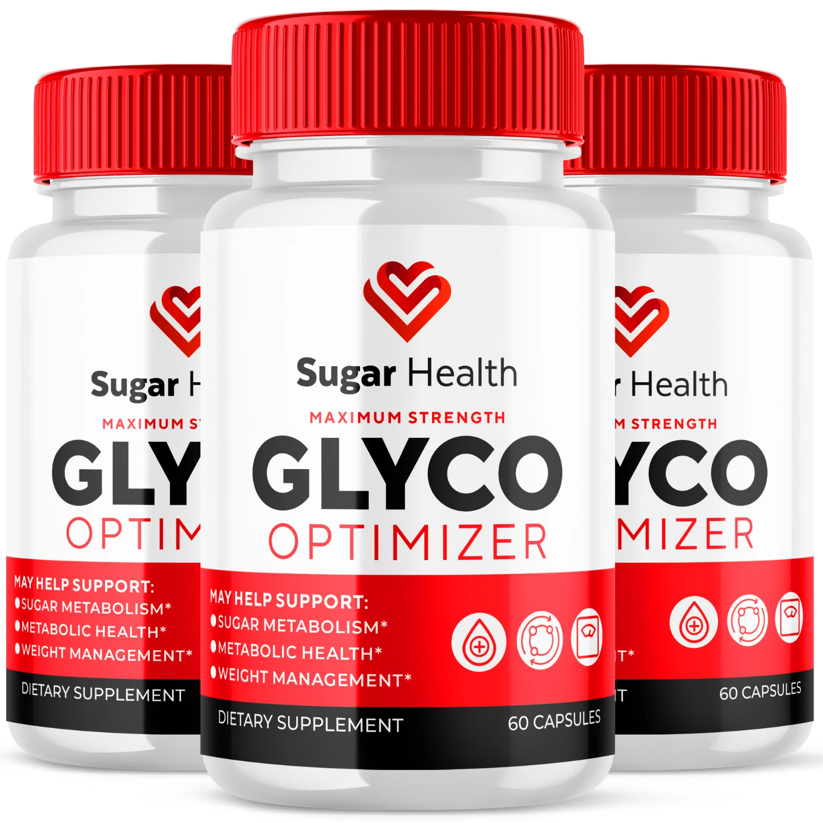 Sugar Health Glyco Optimizer Advanced Glycogen Support Supplement 180 Capsules