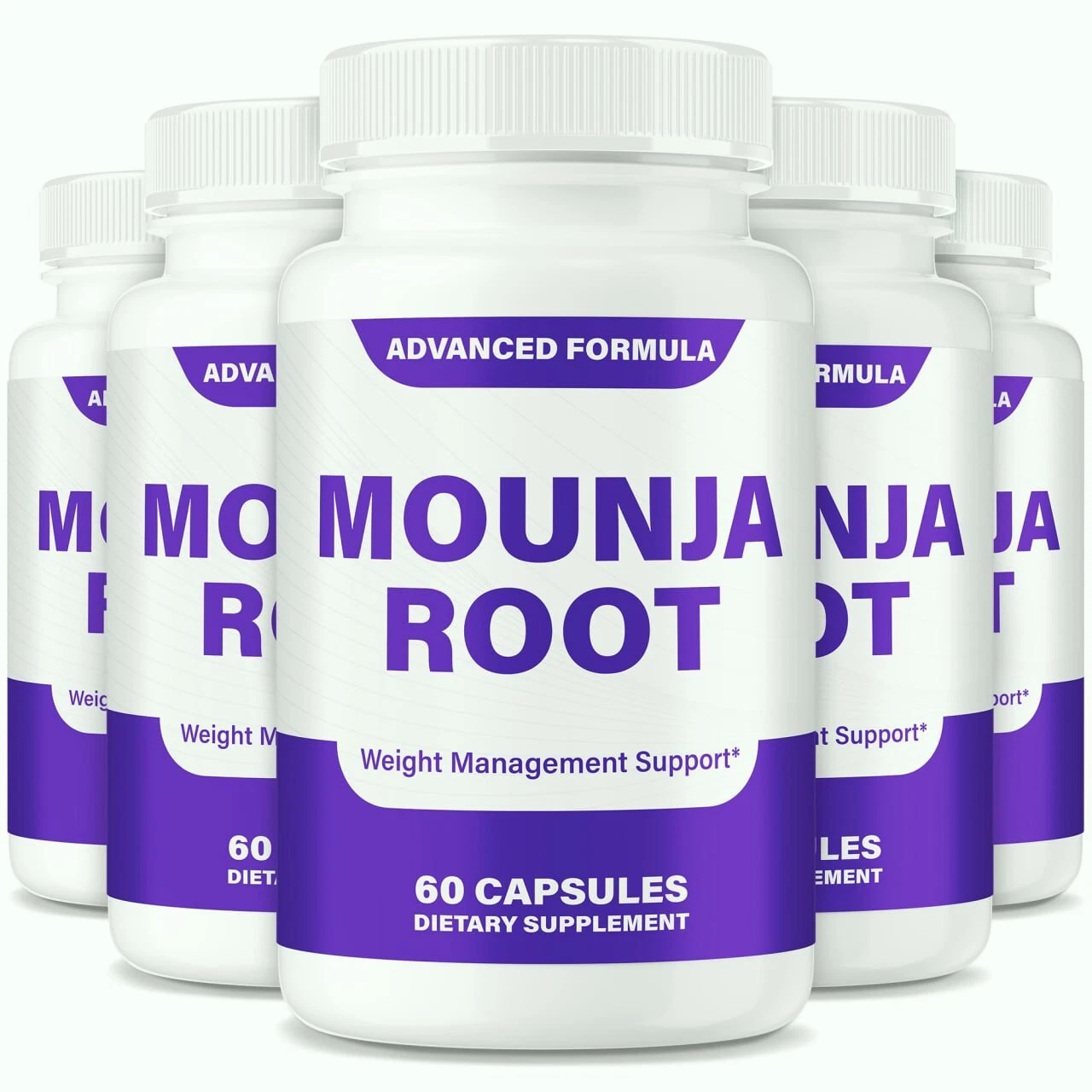 (5 Pack) Mounja Root for Weight loss , MounjaRoot Advanced Fat Burning Capsules