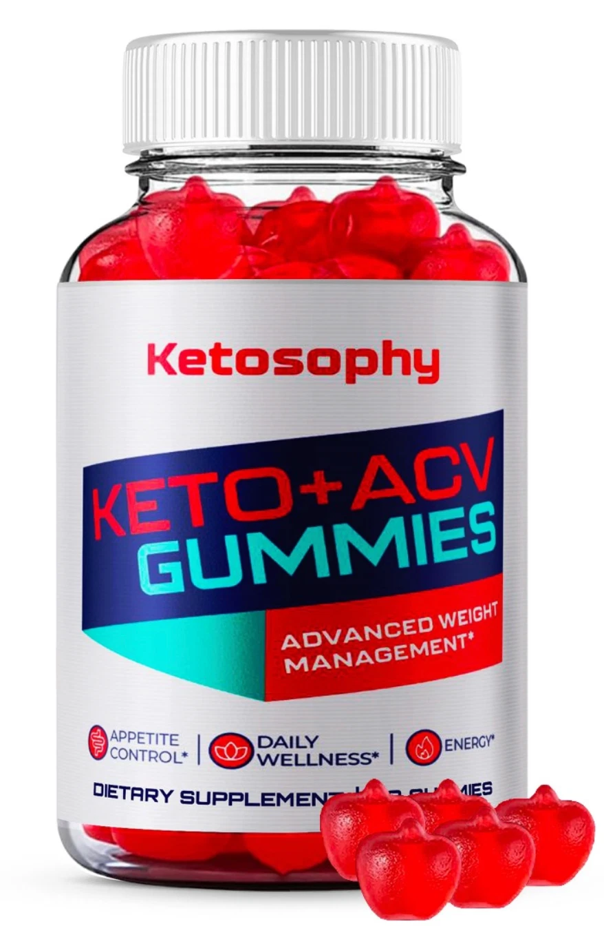 (1 PACK) Ketosophy ACV Keto Advanced Weight Loss Gummies to Burn Stubborn Fat