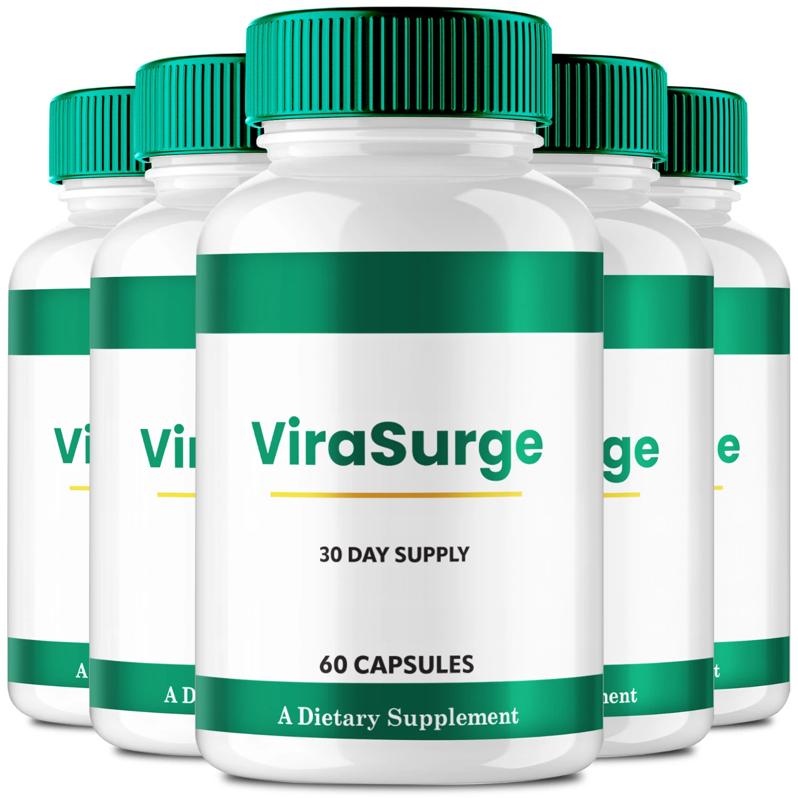 (5 Pack) ViraSurge Men Advanced Performance, Vira Surge Max Strength Capsules