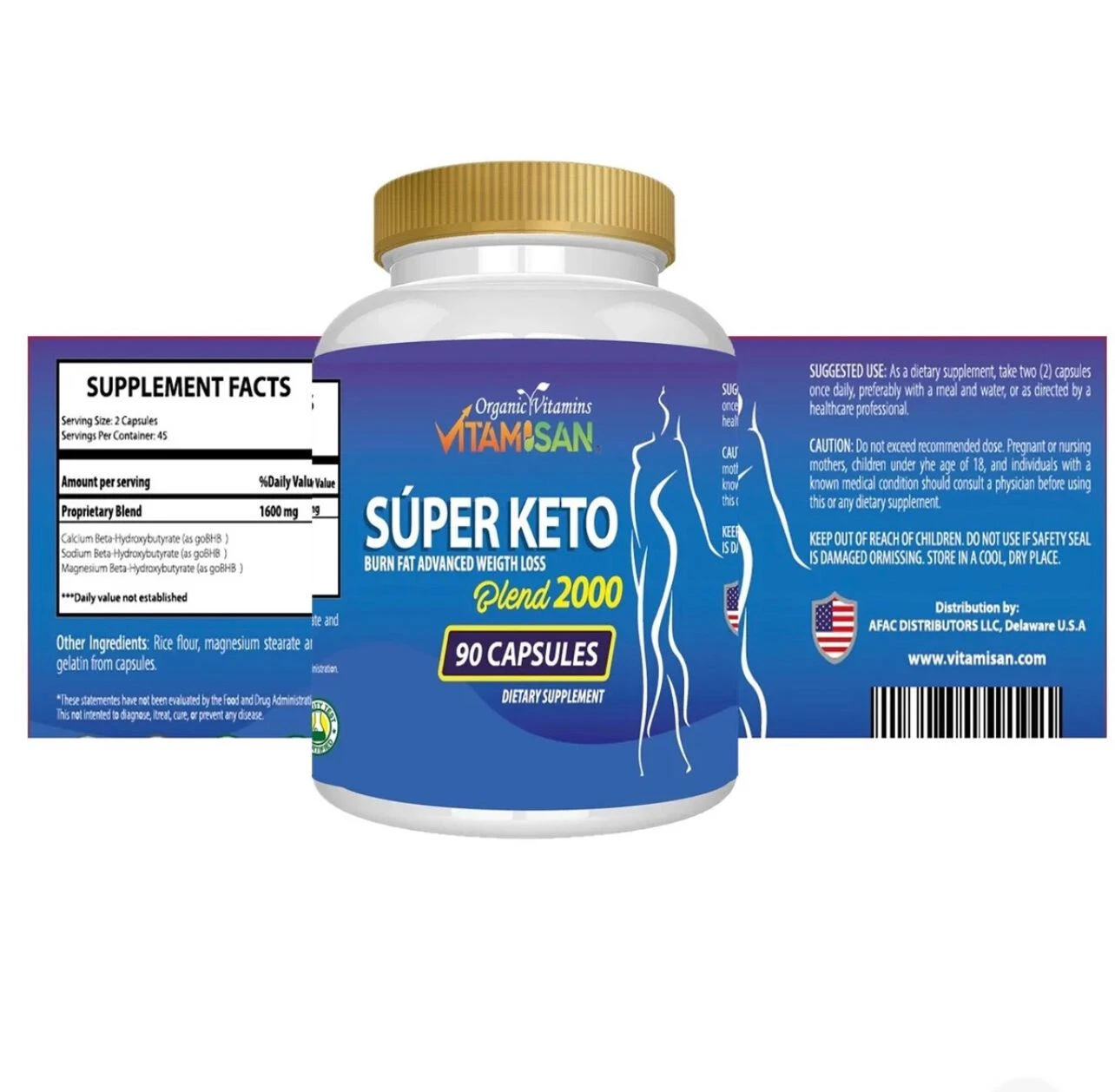 keto Weight Loss Pills Appetite Suppressant Slimming Burn Fat 90