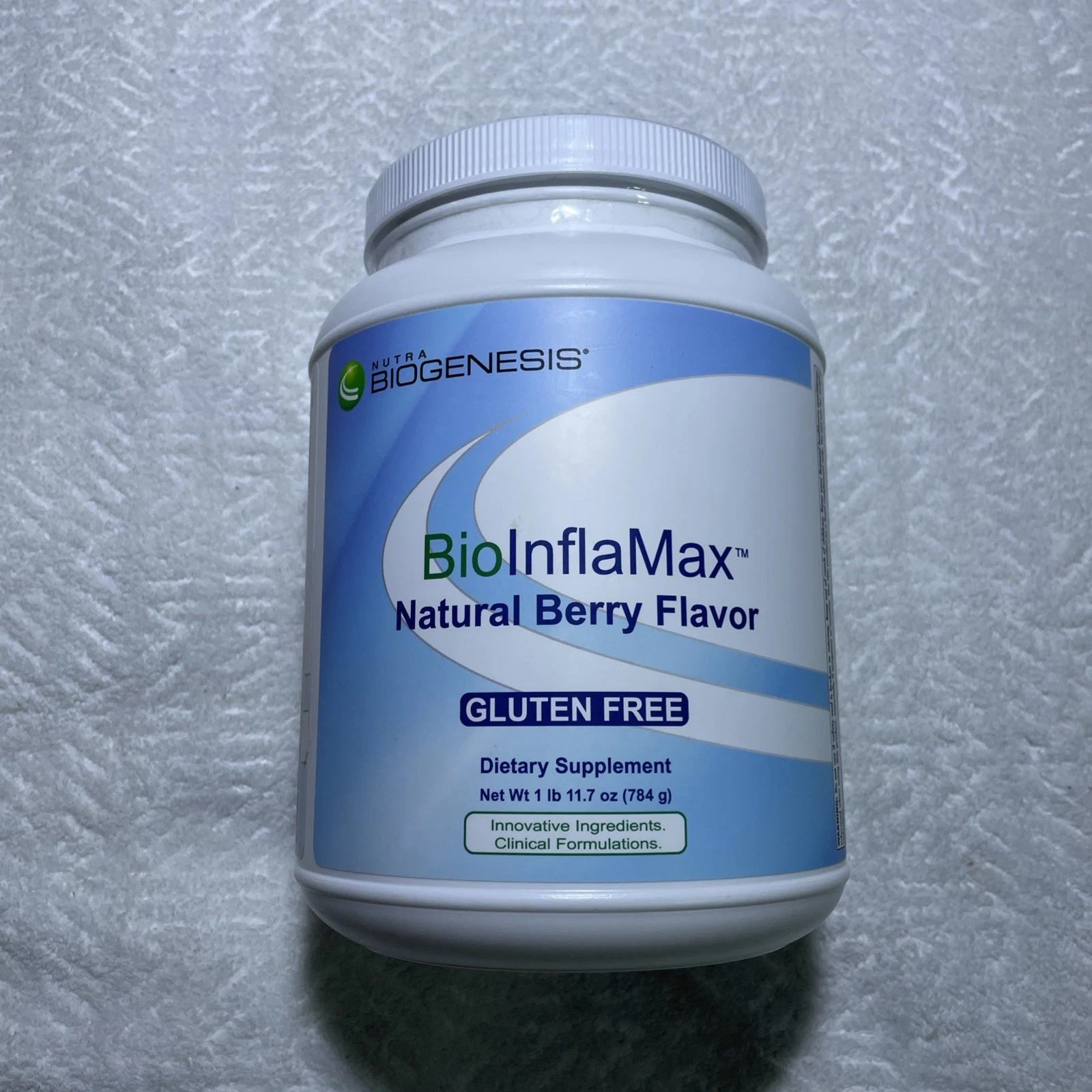 Nutra Biogenesis BioInflaMax Natural Berry Flavor Powder Gluten Free