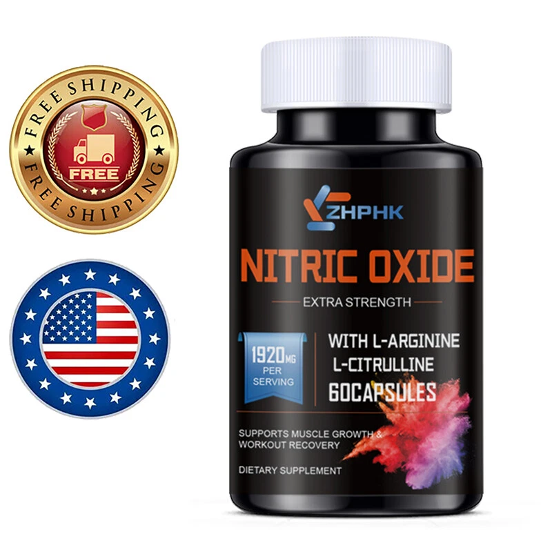 Nitric Oxide L-Arginine Pre Workout+Testosterone Booster,Multivitamin Capsules