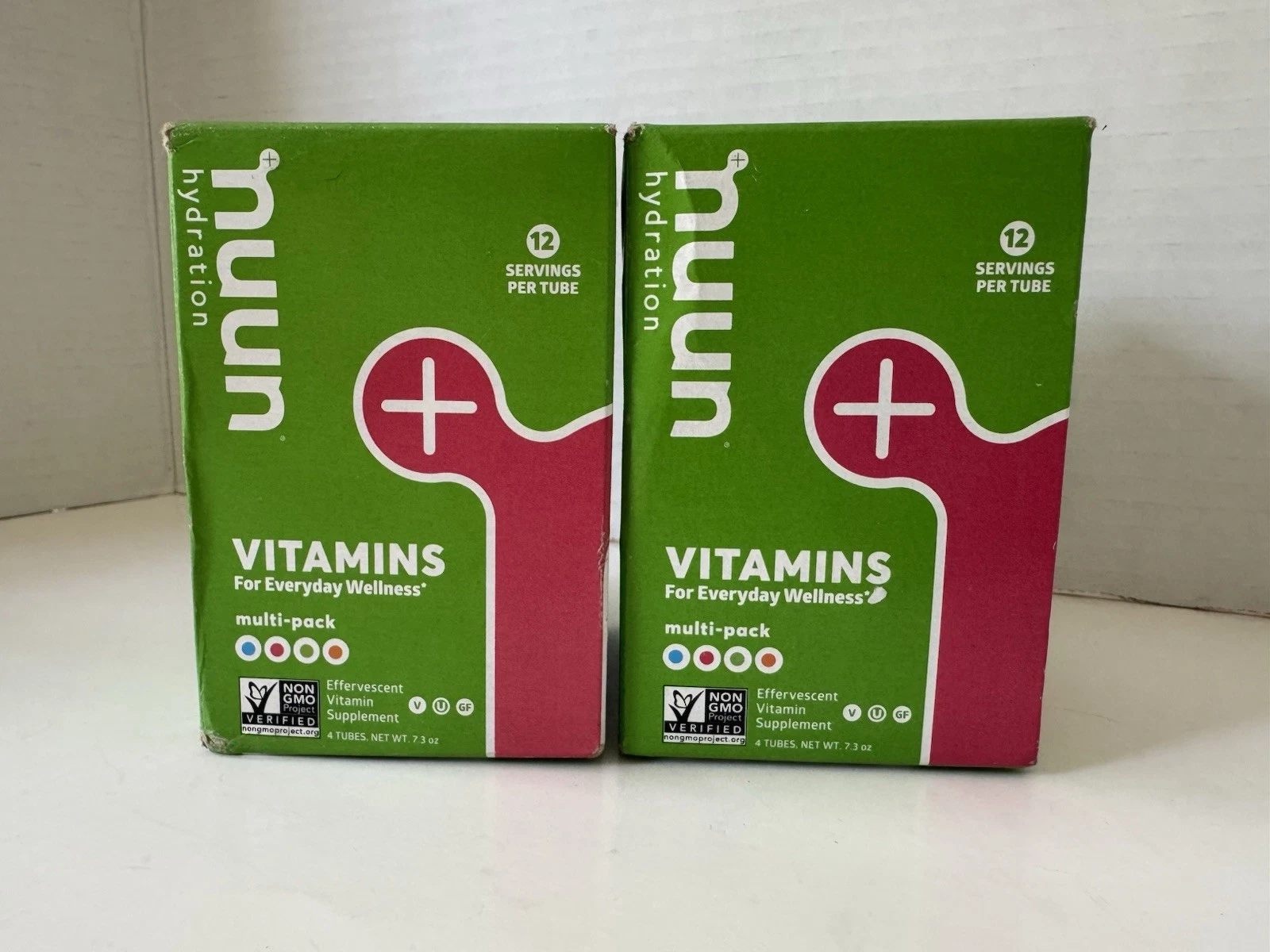 (2) Nuun Hydration Vitamins Tablets Multi-pack Effervescent Vitamin Supplement