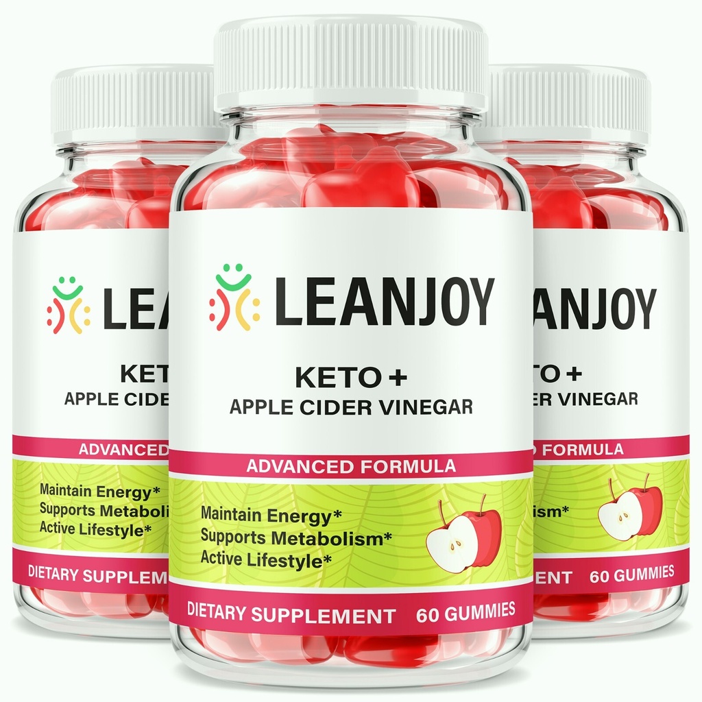 (3pk) Leanjoy Keto ACV Gummies-Advanced Formula for Weight Loss & Overall Health