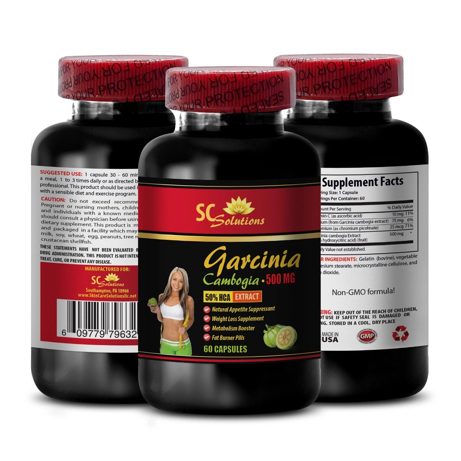 garcinia cambogia powder - GARCINIA CAMBOGIA EXTRACT 500MG - fat burners - 1 Bot