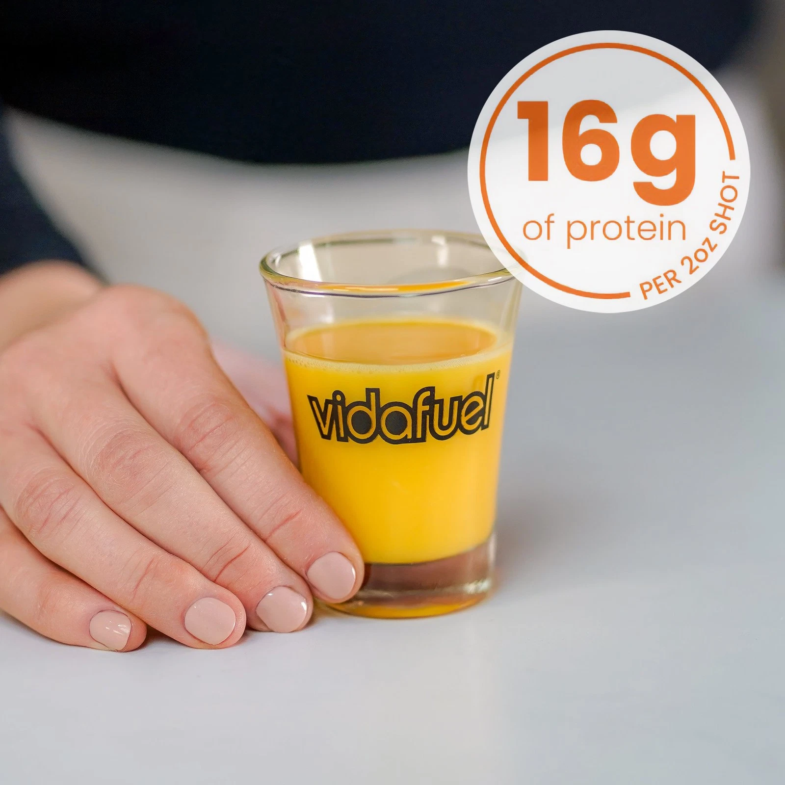 Vidafuel Wellness Protein Drink 2oz Shot 32oz Carton Berry Delight 1 Pack