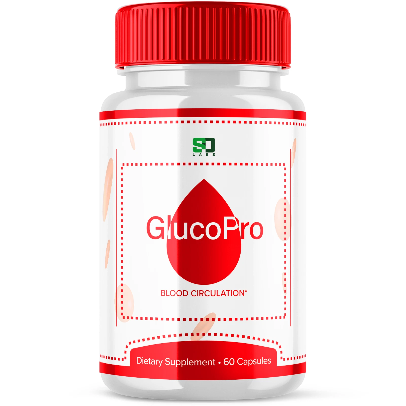 Glucopro Balance Circulation Capsules - Natural Blood Flow Formula (1 Pack)