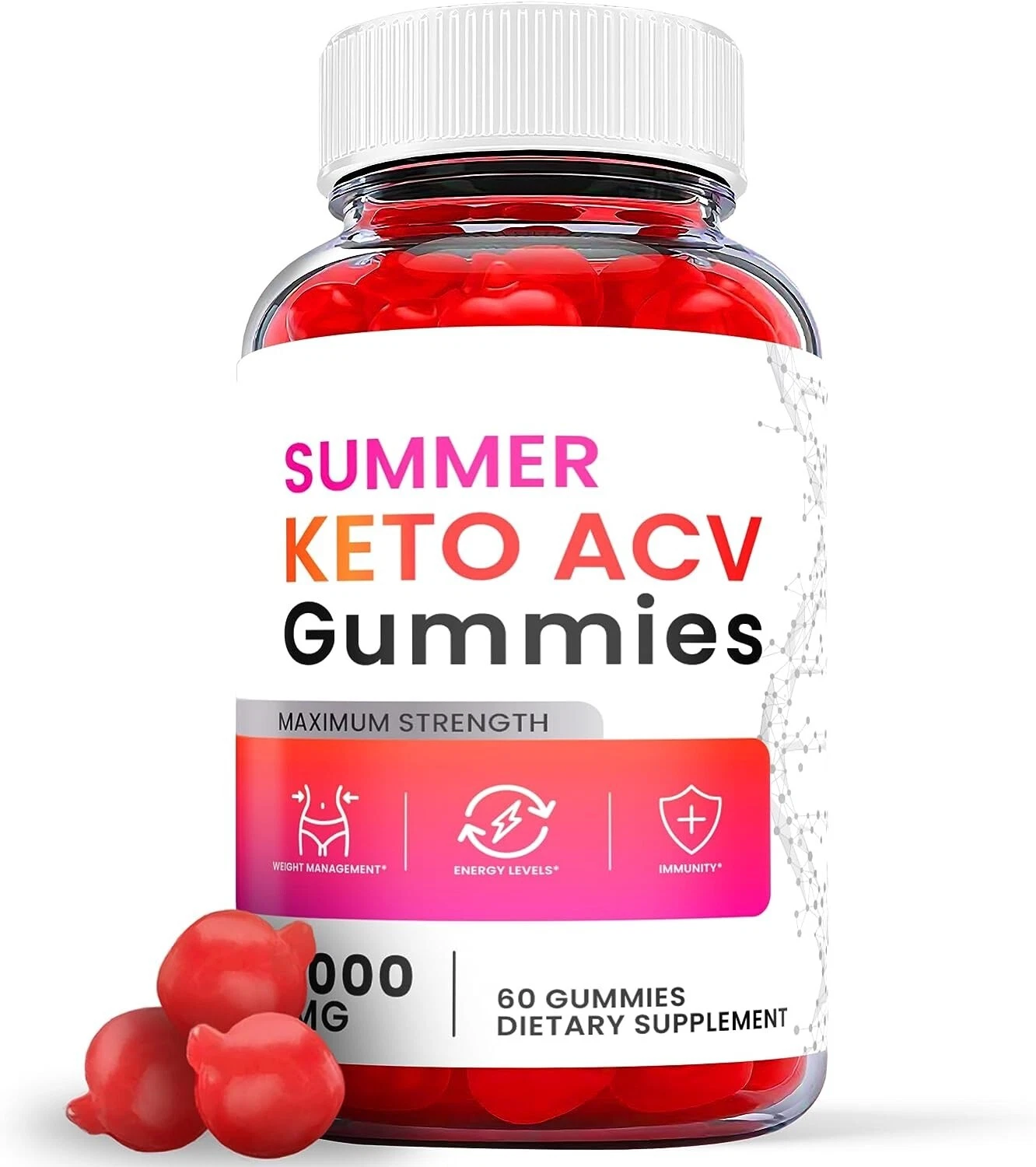 Summer Keto Gummies - Summer Keto ACV Gummies For Weight Loss, Vegan (1 Pack)