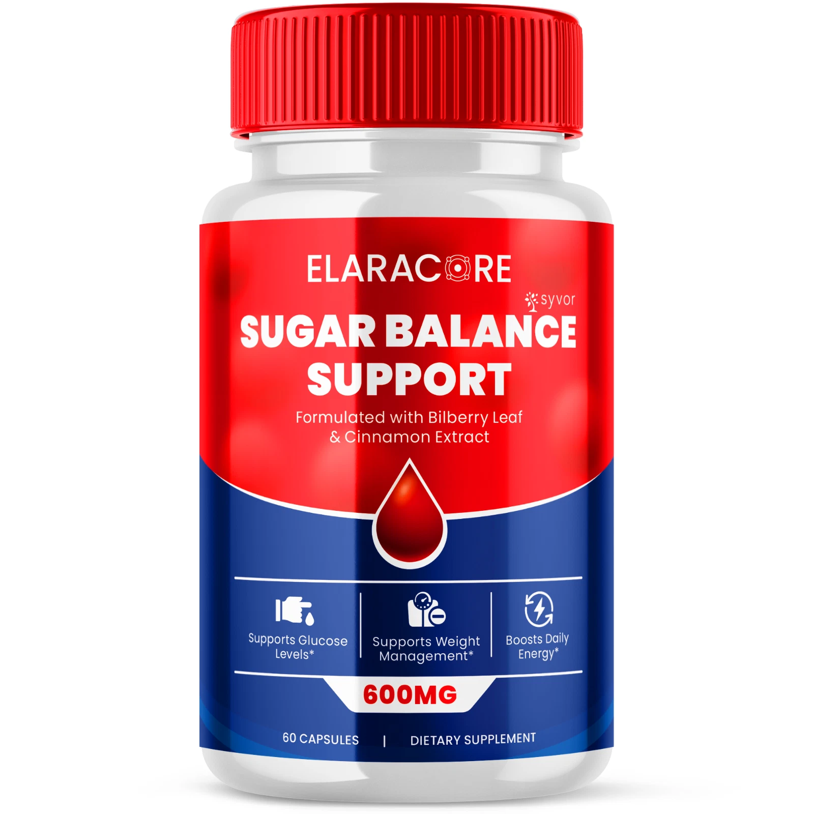 Elaracore Advanced Glycogen Supplement Natural Circulation Support 60 Capsules