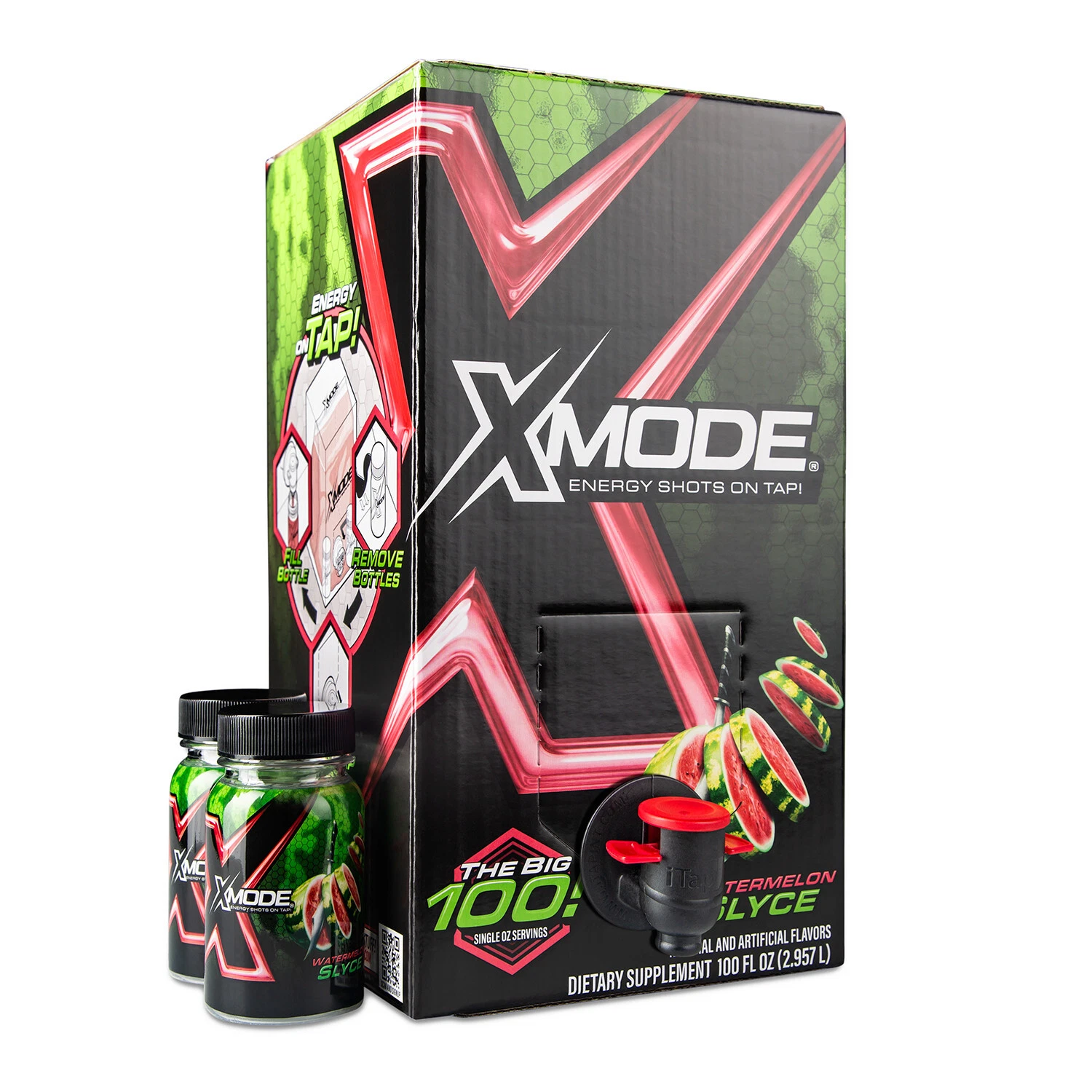 XMODE Watermelon Energy Shots - Compare to 5-Hour Energy - Buy and Save Big!