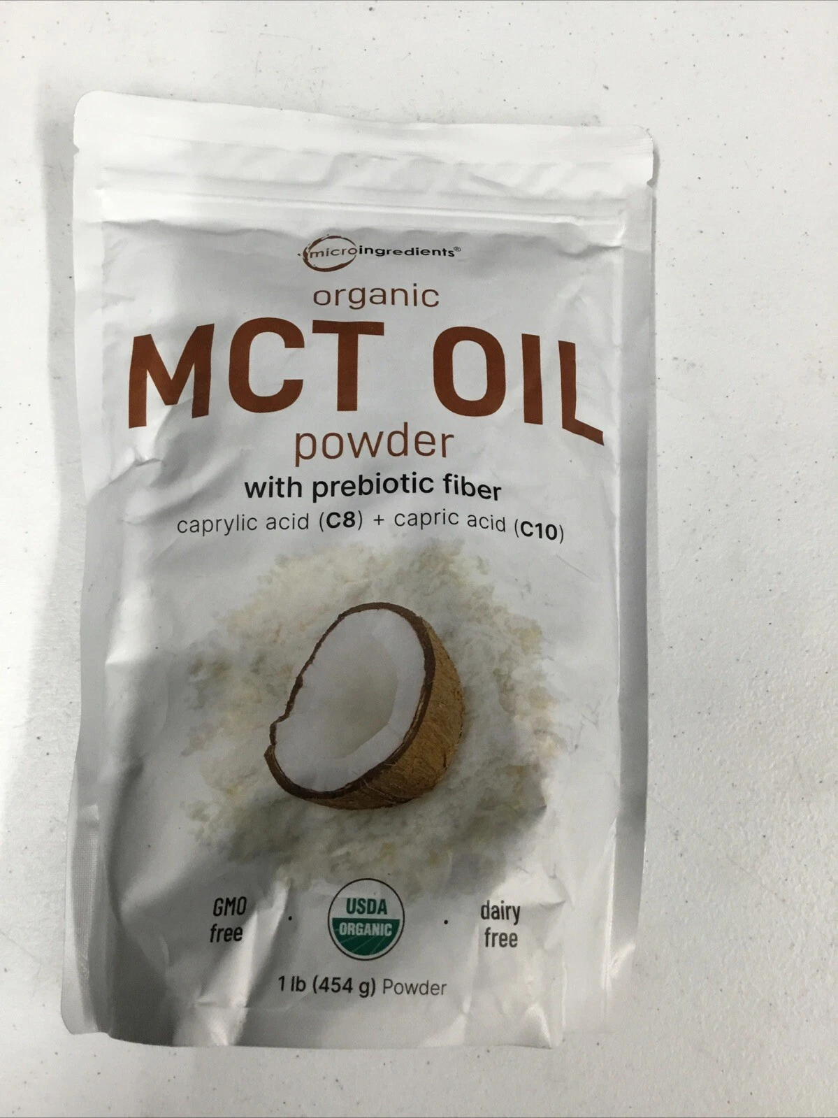 Organic MCT Oil Powder With Prebiotic Fiber,