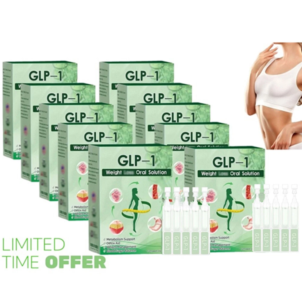 GPL-1 Weight Loss Oral Solution - Natural Metabolism Support Detox Aid/5pc kol0