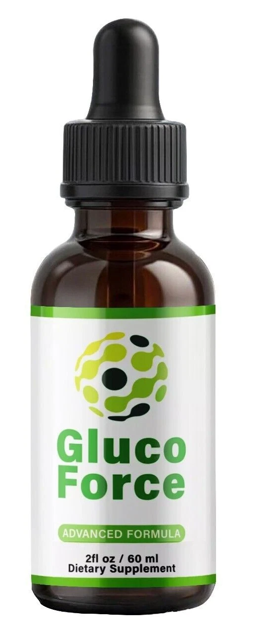 (1 Pack) Gluco Force Liquid Drops GlucoForce Glycogen Support Supplement