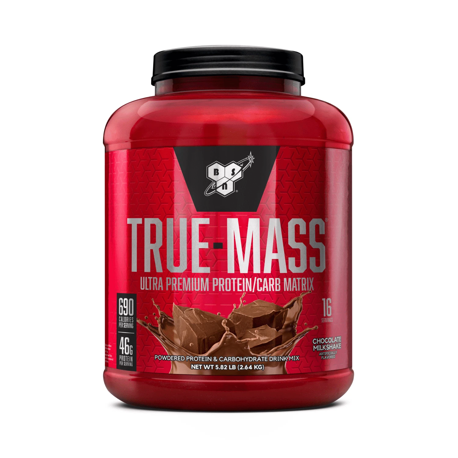 BSN, True Mass Ultra Premium Protein & Carb Matrix, Chocolate Milkshake 5.75lb