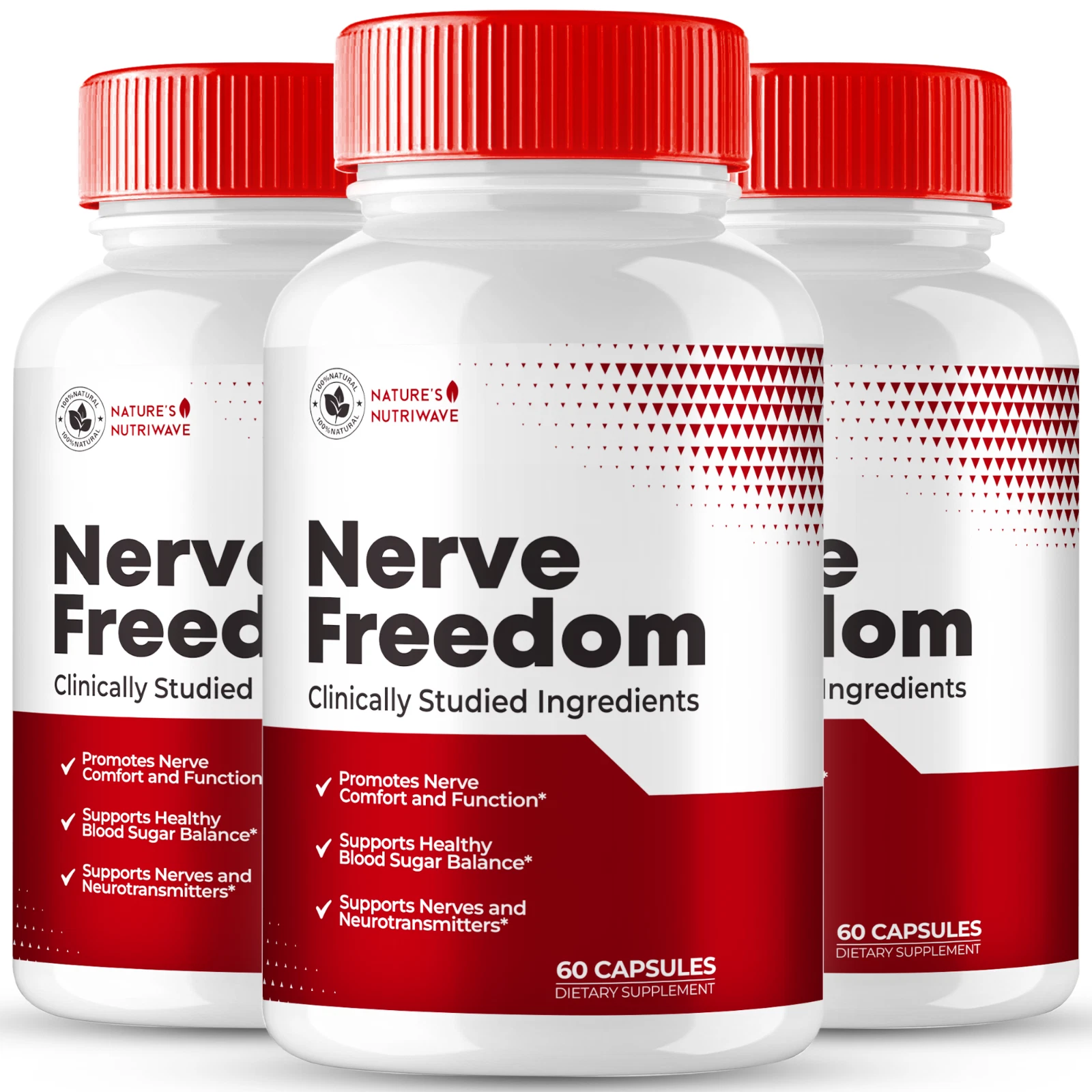 (3 Pack) Nerve Freedom Nerve Health Capsules, NerveFreedom Healthy Blood Support