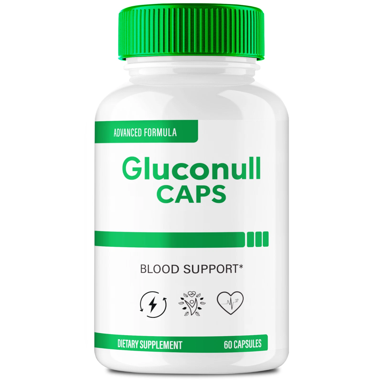 Gluconull Caps, Gluco Null for Blood Sugar & Pressure Support 60ct