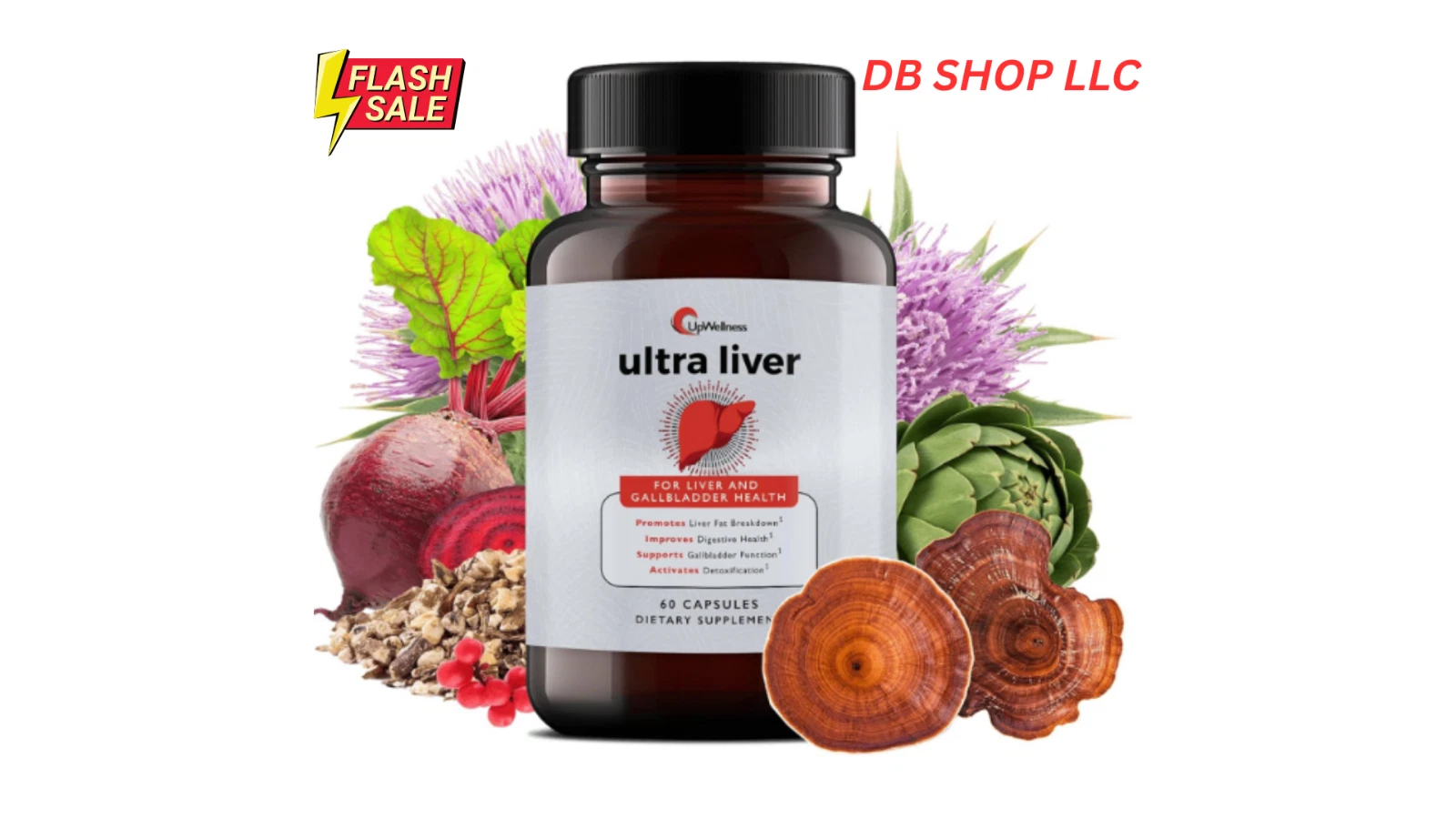 Ultra Liver Supplement for Liver Health and Gallbladder Support - 60 caps