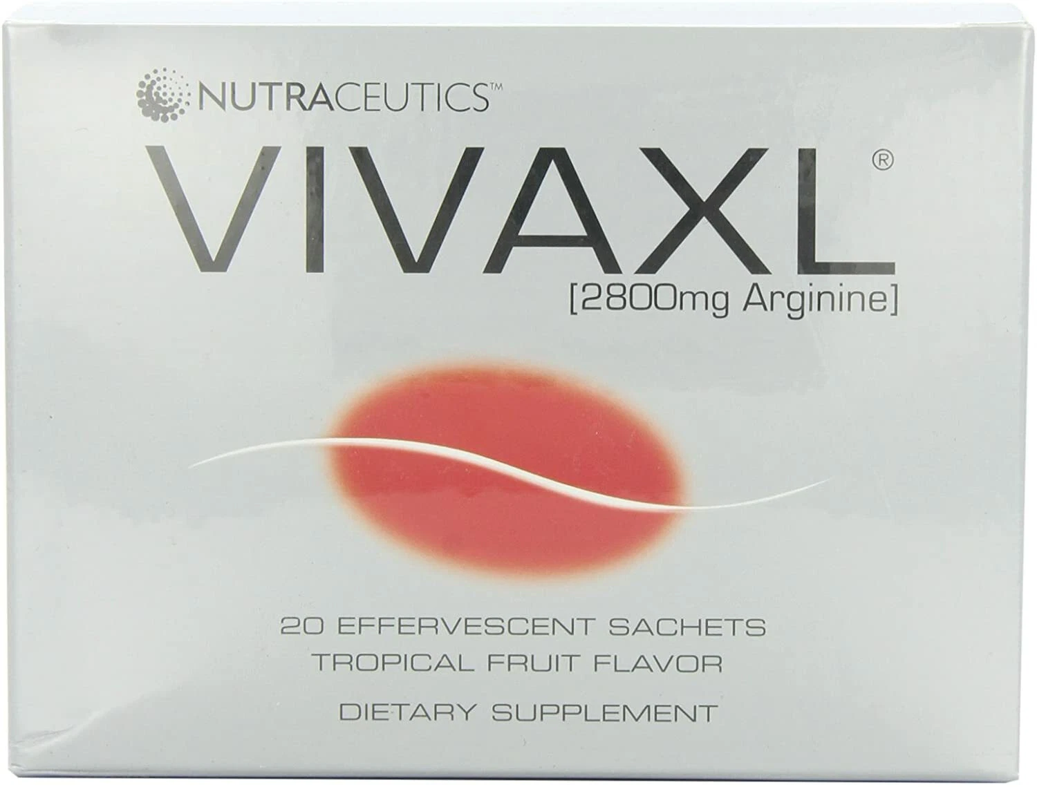 Nutraceutics Vivaxl, Vitamin B Complex, 2800mg of Arginine HCL, 20 Sachets, 1 Pk