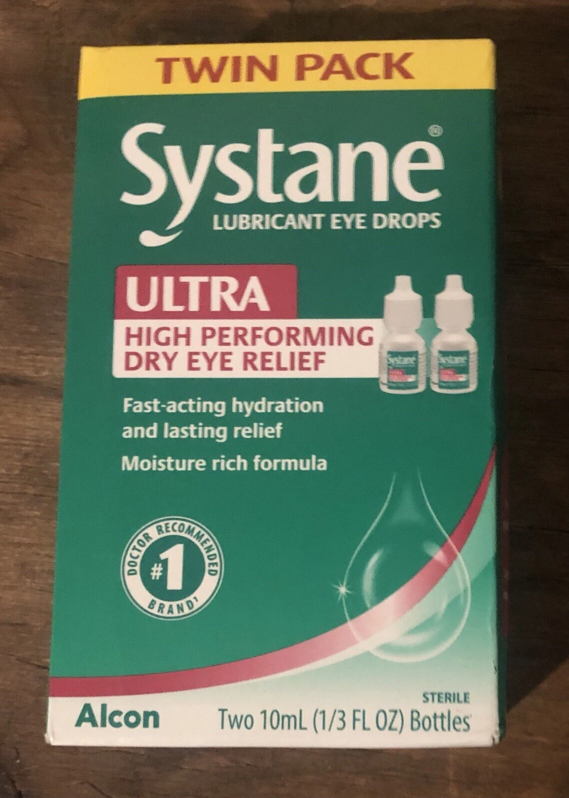 7 PACK Systane Ultra Lubricant Eye Drops Twin Pack Dry Eye Relief Moisture Rich