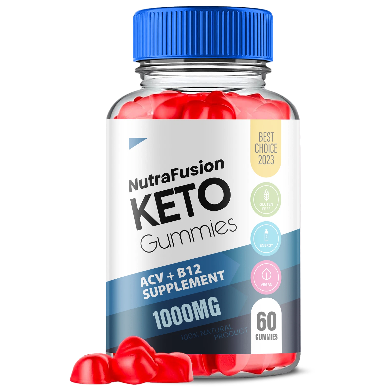 NutraFusion Keto Gummies - Nutra Fusion ACV Gummys Weight Loss ORIGINAL - 1 Pack