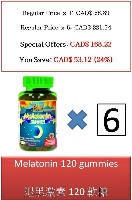 120 Gummies increase the total sleep time - Bill Natural Sources