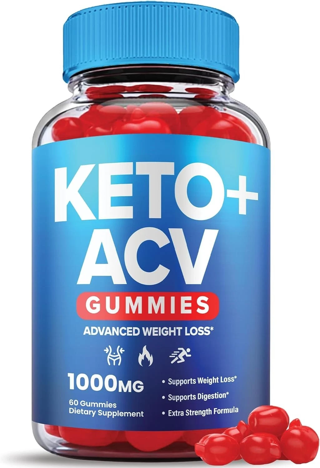 Keto ACV Gummies Advanced Weight Loss – 1,000mg Keto Apple Cider Slimming Gummy