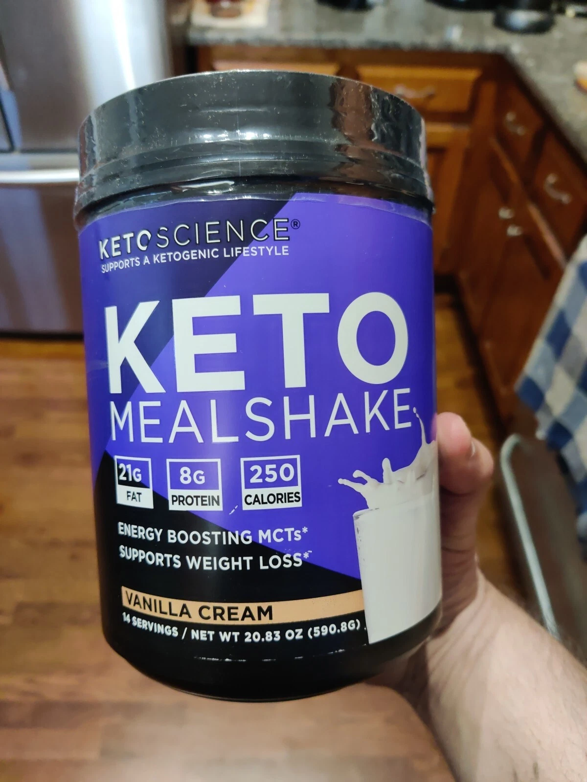 Keto MealShake, Vanilla Cream, 20.83 oz (590.8 g)