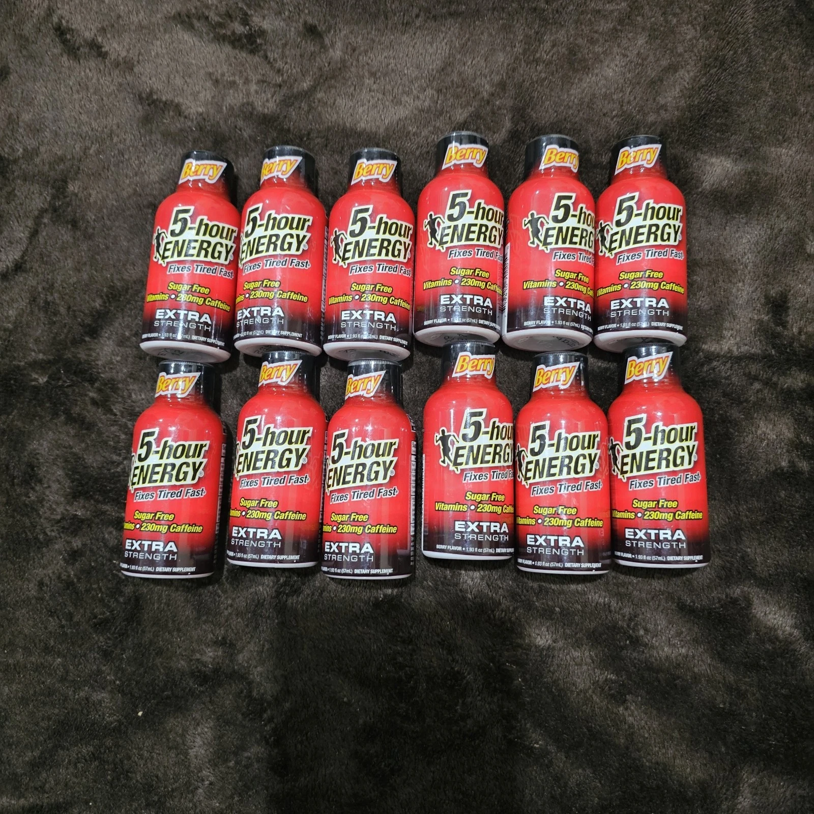 5 Hour Energy Extra Strength Berry Energy Shot 1.93oz 12 Count New Exp 07/26