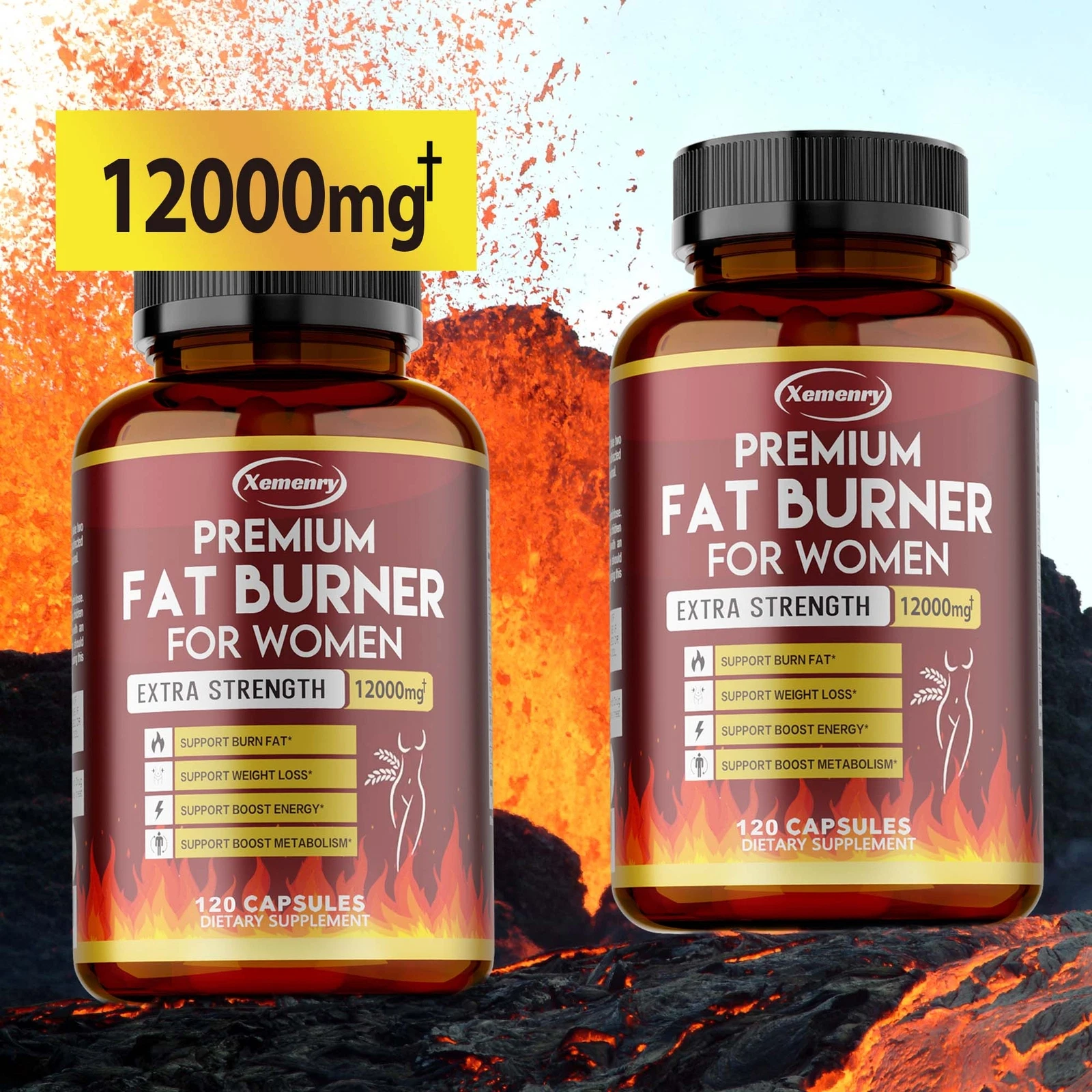 Premium Fat Burner for Women-w/ Green Tea Natural Herbal Slimming Supplement