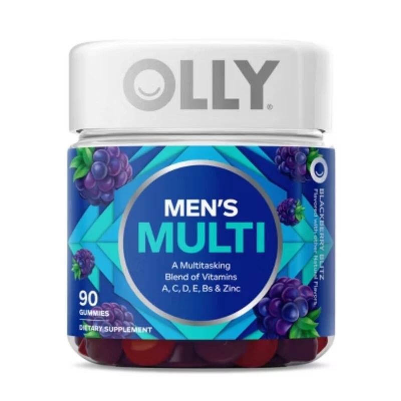 OLLY Men's Multivitamin Gummy - Blackberry Blitz