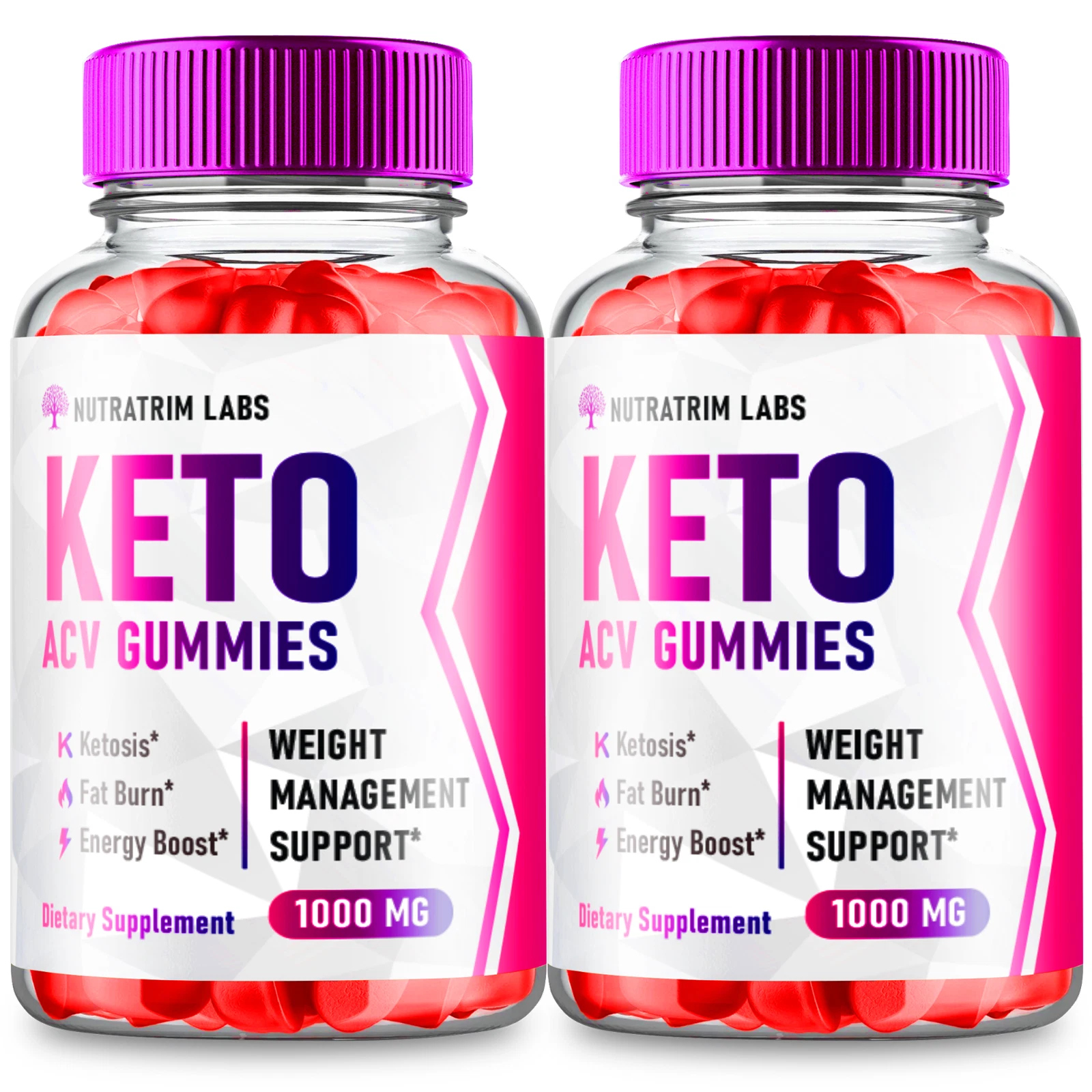 Nutratrim Labs Keto Gummies - Official Formula (2 Pack)