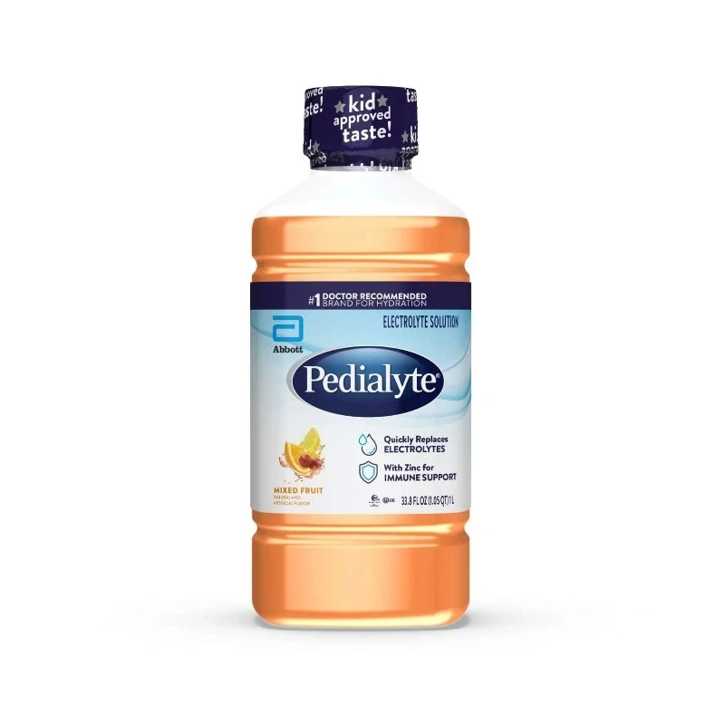 Pedialyte Electrolyte Solution, Mixed Fruit, 1 Liter