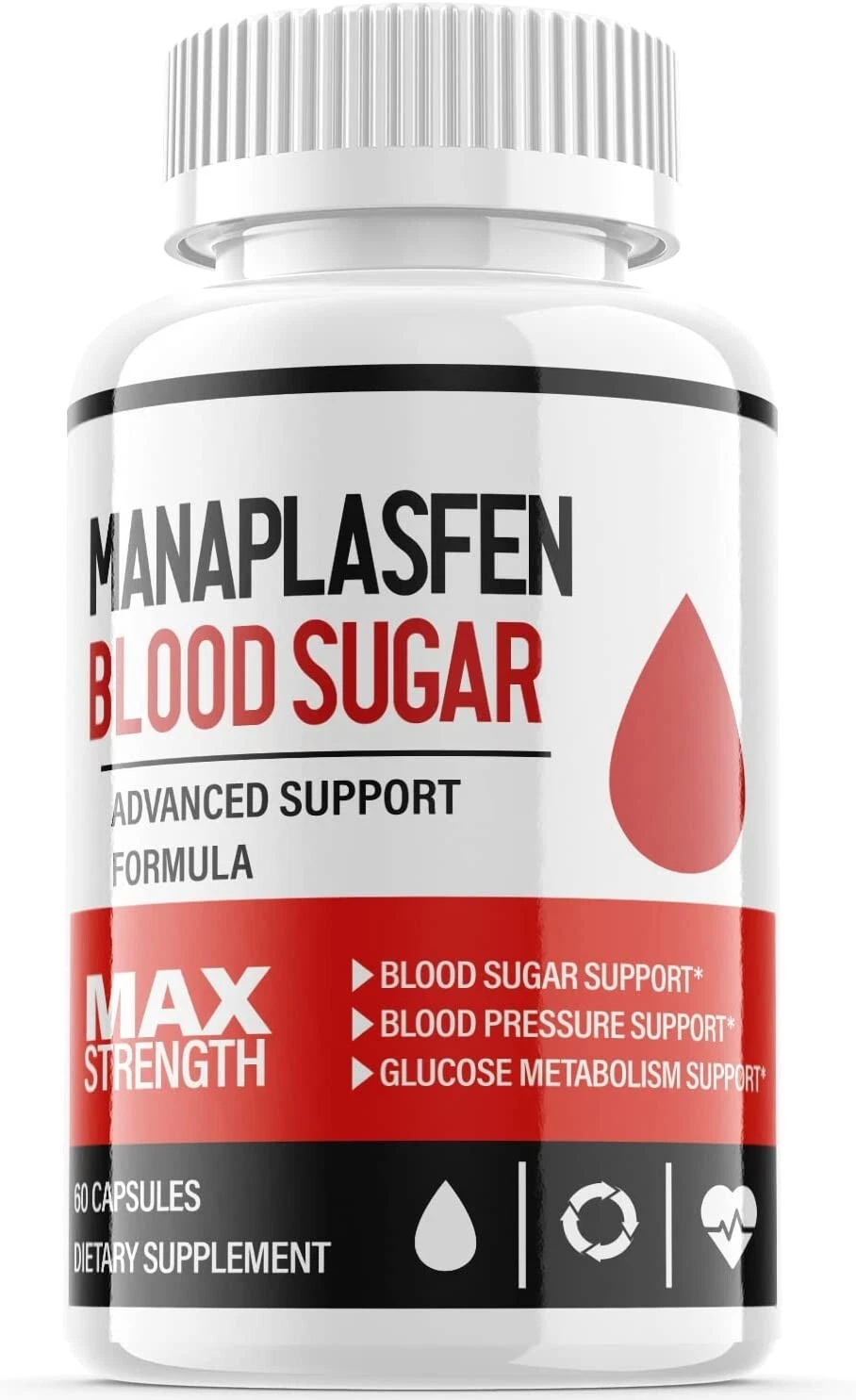 Manaplasfen - Manaplasfen Blood Sugar Capsules Advanced Support Formula - 1 Pack