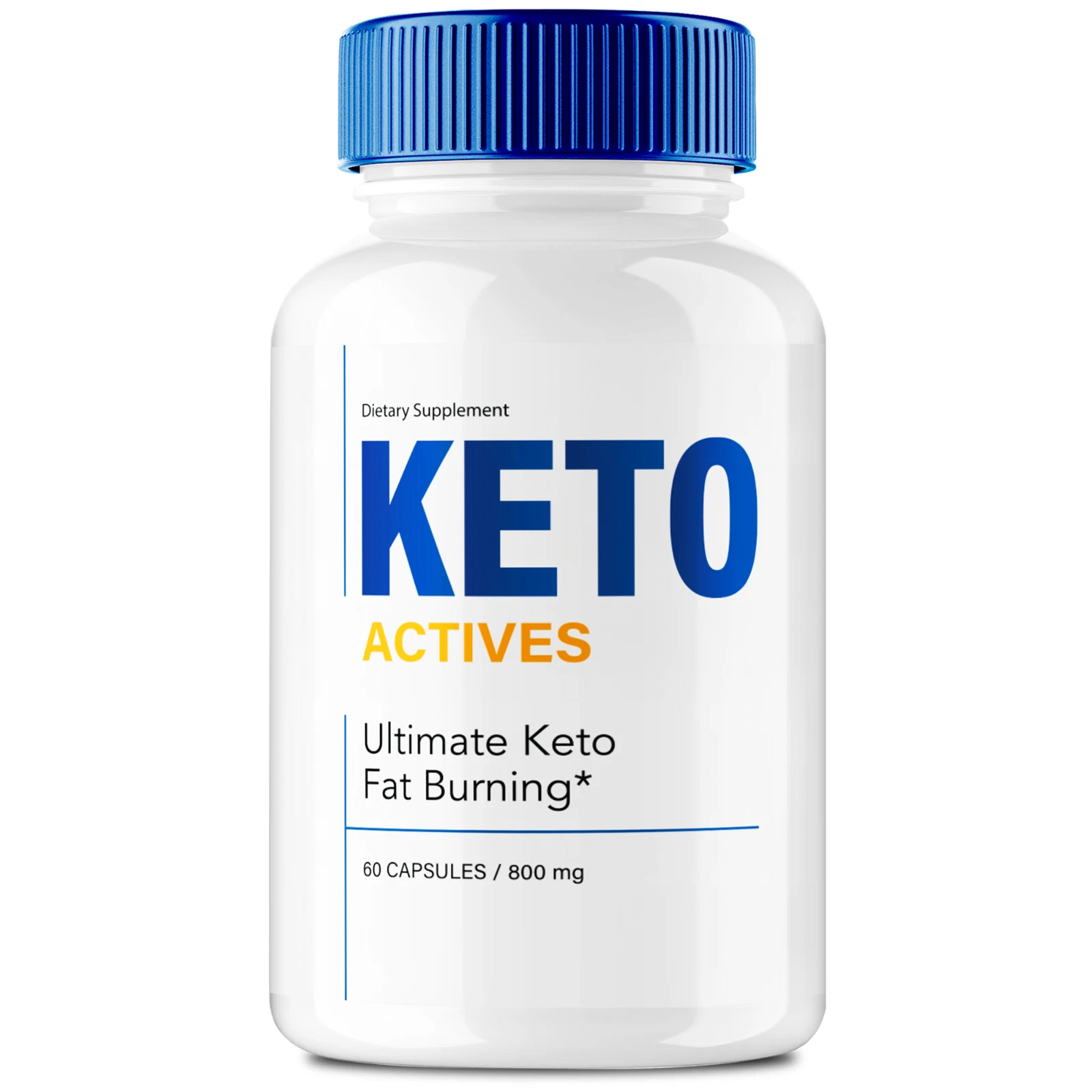 Keto Actives Advanced Weight Loss Pills to Burn Stubborn Fat Energy 60ct
