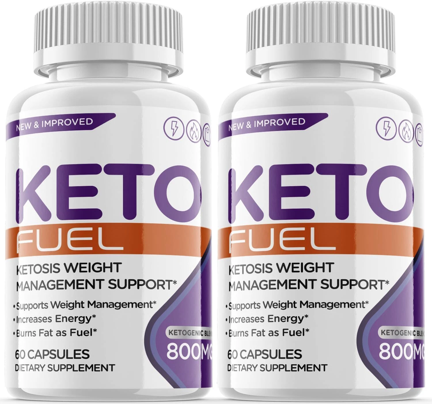 (2 Pack) Keto Fuel Pills - Keto Fuel Supplement For Weight Loss - 120 Capsules
