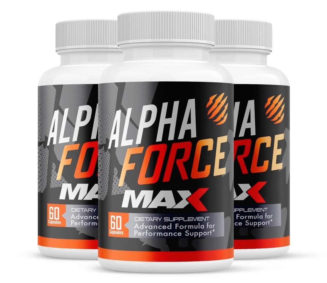 (3 Pack) Alpha Force MAX Men ED, AlphaForce (180 Capsules)