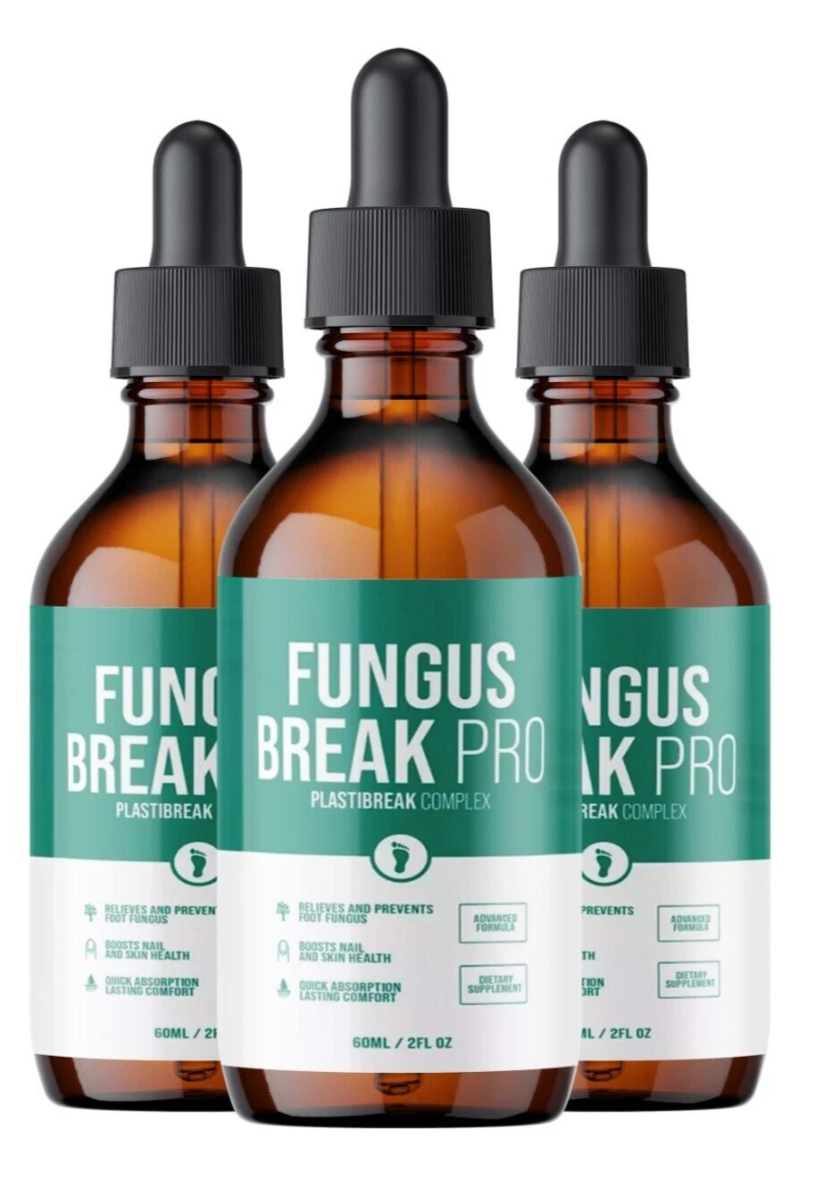 (3 Pack) Fungus Break Pro Drops Fungus Brake Pro Nail Health Supplement