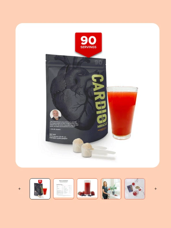 Cardio Miracle Enganches - 90 SERVINGS Exp: 08/26 Net Wt -1,224 G) 43.2oz