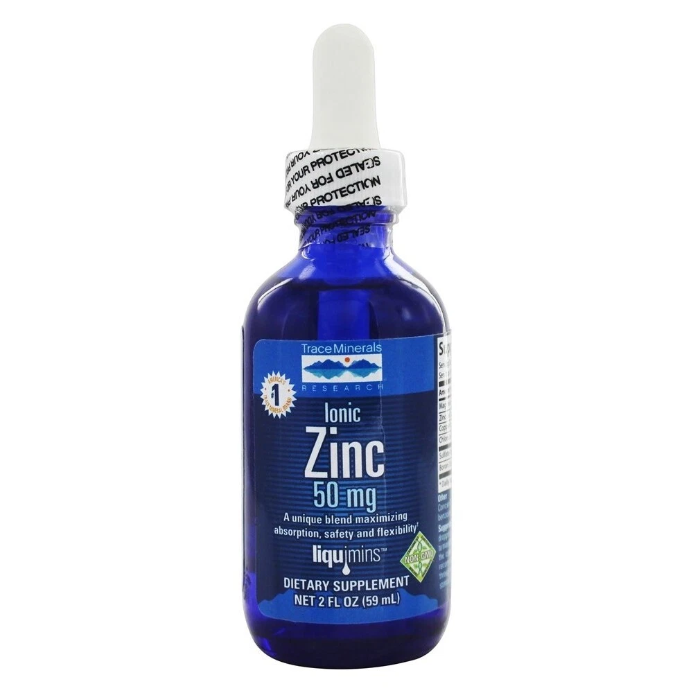 Trace Minerals Research Liquid Ionic Zinc, 2 Ounces