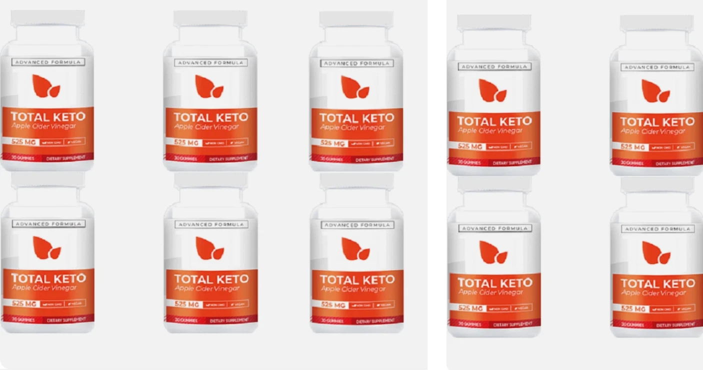 Lot Of 10 Total Keto ACV Weight Loss Gummy Lose Belly Fat, 30ct 10/25