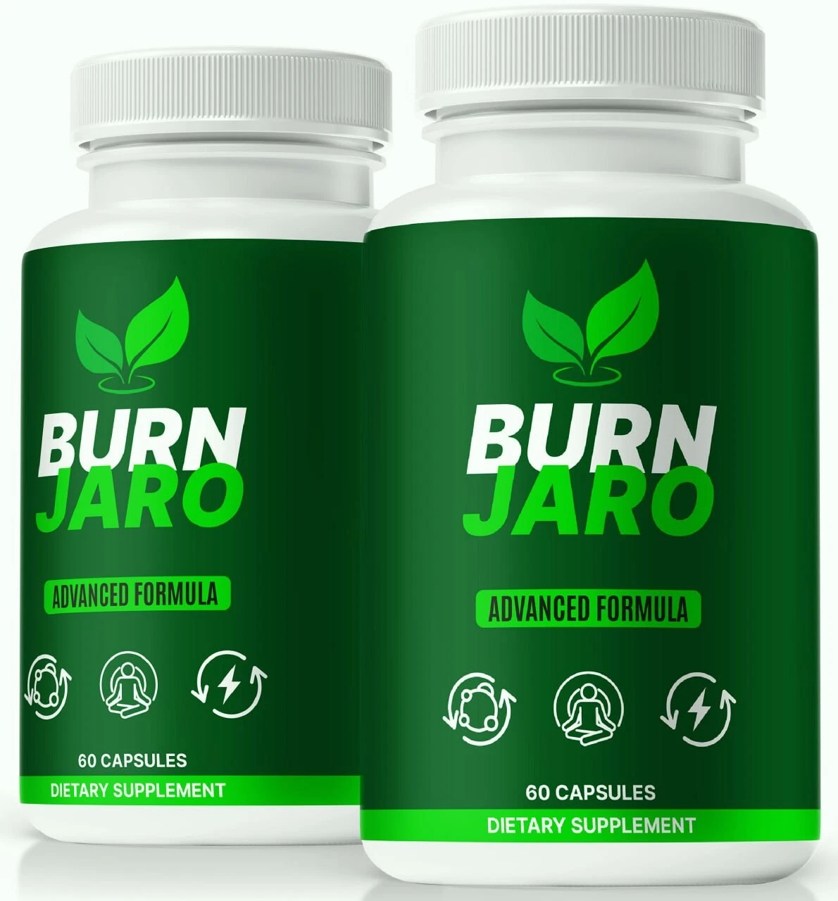 (2 Pack) Burn Jaro for Weight Loss, Burn Jarow Pink Salt Pills