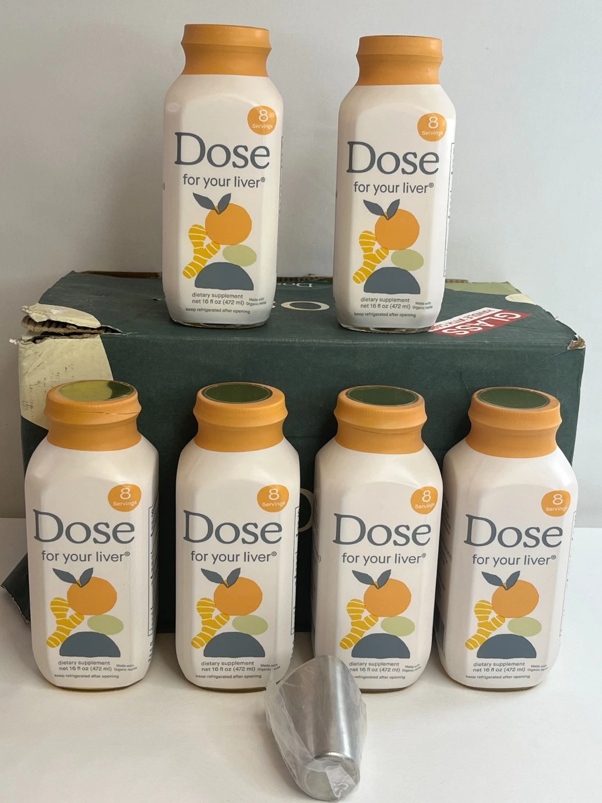 Dose For Your Liver Dietary Supplements Made With Organic Herbs 472 ml Pack Of 6