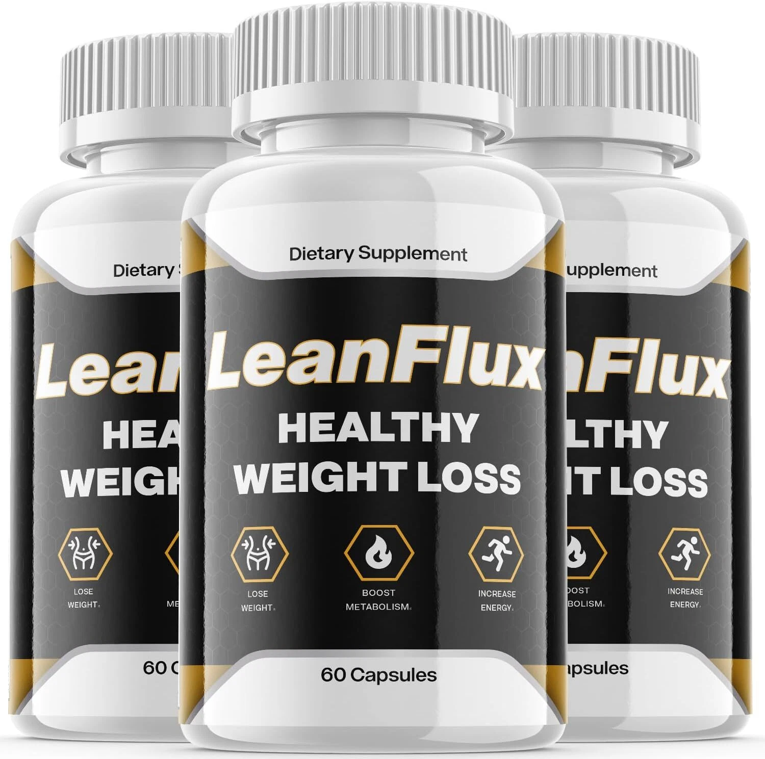Leanflux Pills - Lean Flux Supplement For Weight Loss OFFICIAL - 3 Pack