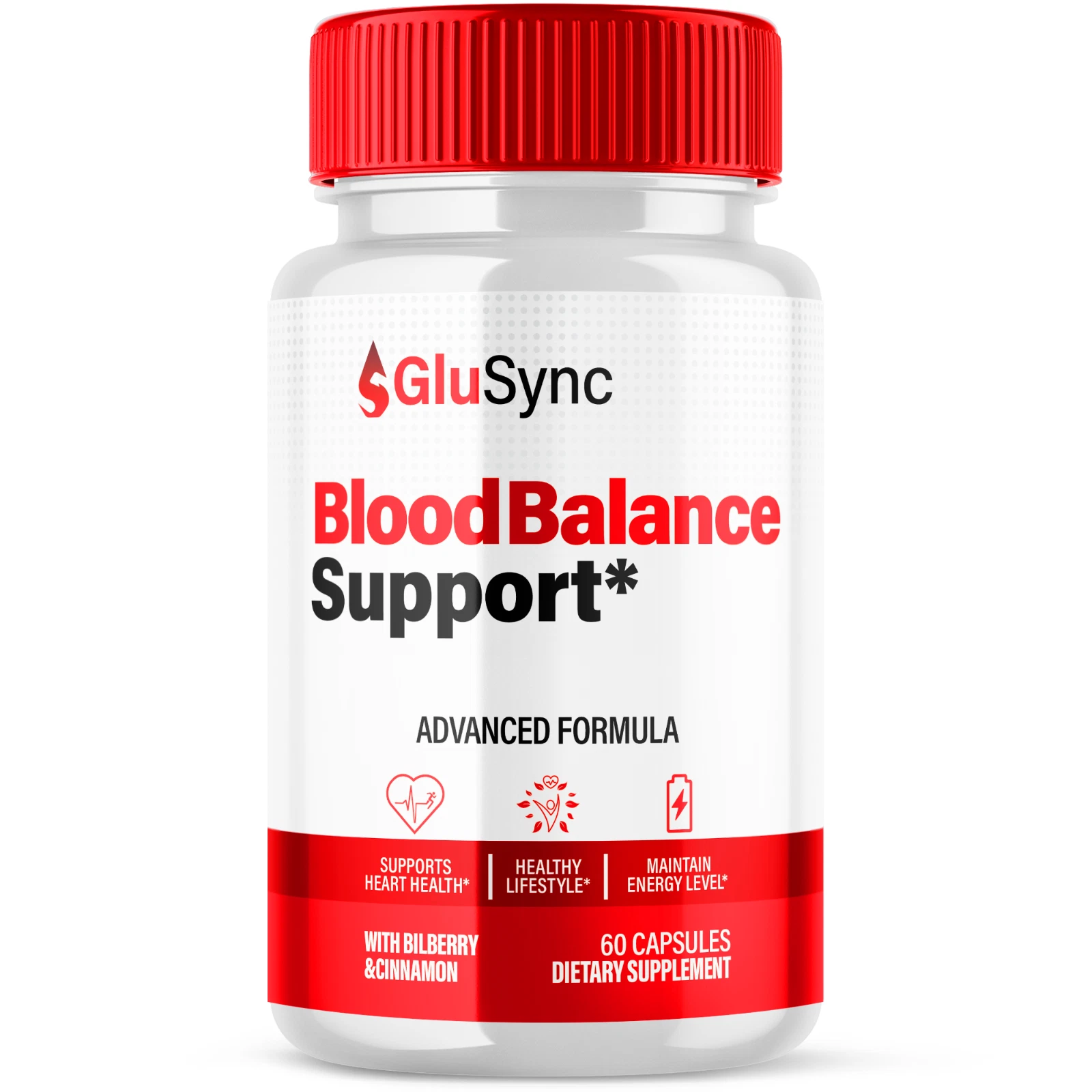 GluSync Blood Balance Glycogen Support Advanced Glyco Optimizer, 60 Capsules