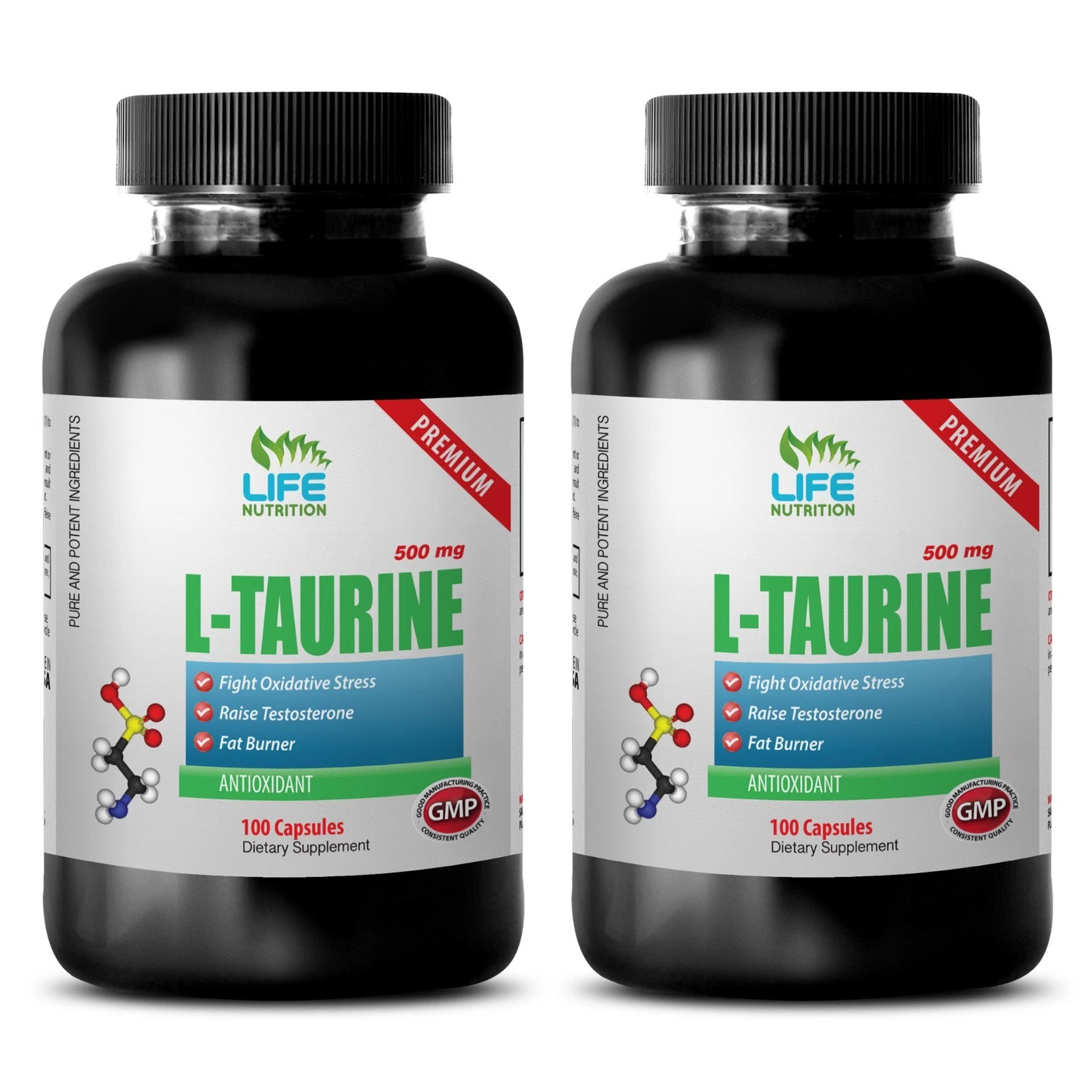 antioxidant formula - PREMIUM L-TAURINE 500mg (2B) - muscle function