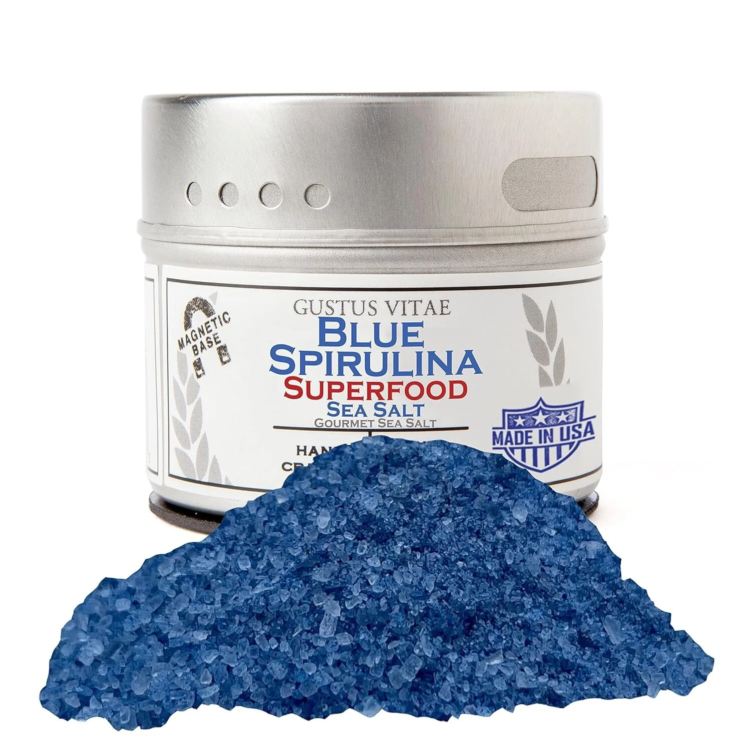 Blue Spirulina Superfood Sea Salt | All Natural | Ultra Premium Gourmet Salt | A