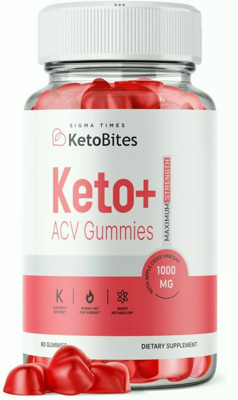 NWT~ Sealed~Keto Bites ACV Gummies, KetoBites Gummies Weight Loss~Max. Strength