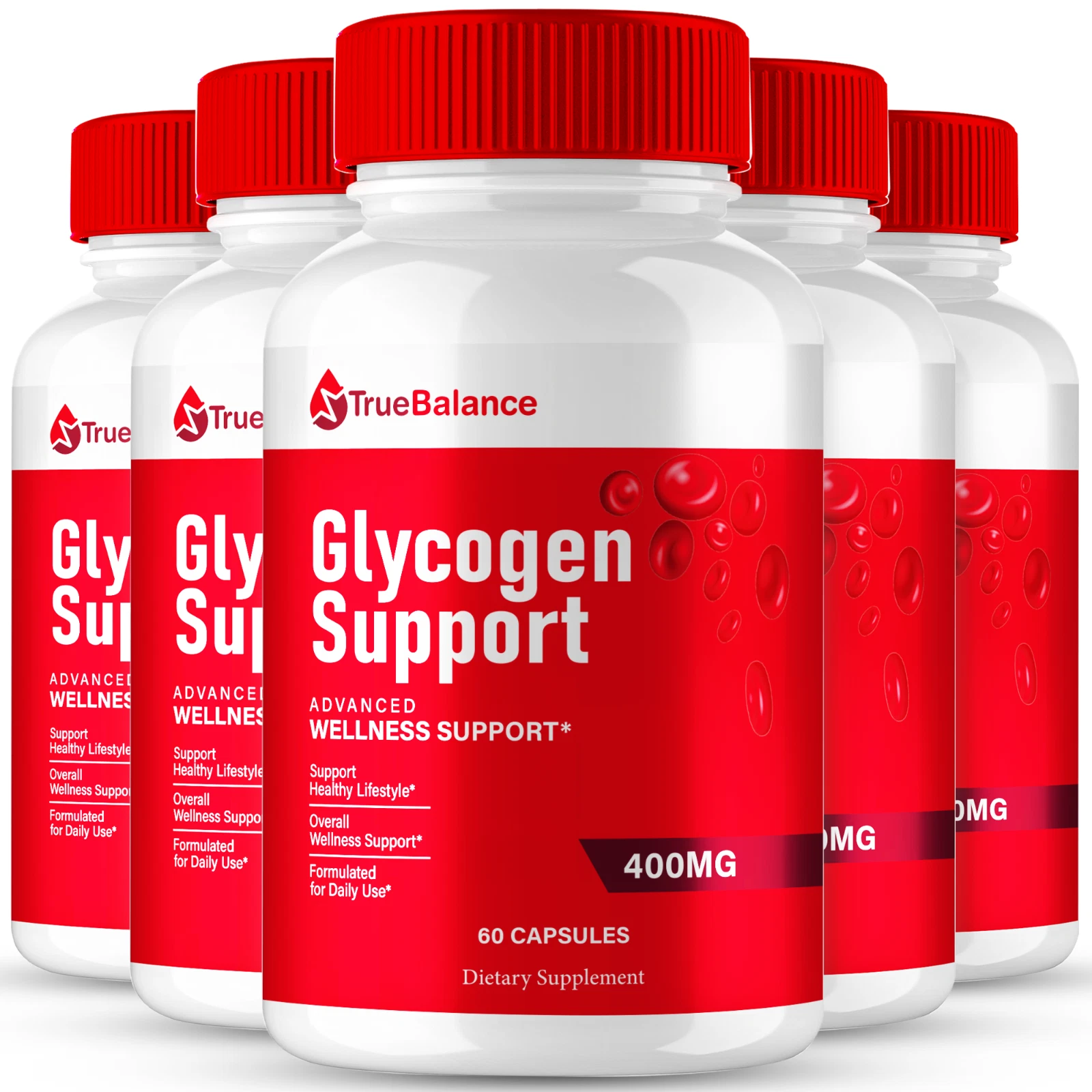 (5 Pack) True Balance Blood Support Capsule, Healthy Circulation & Stable Levels